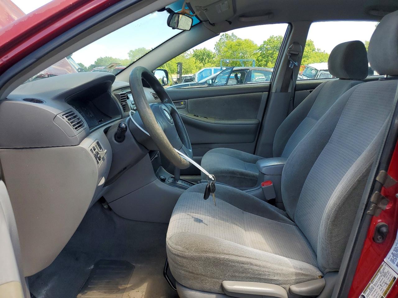 2006 Toyota Corolla Ce Red vin: 1NXBR32E86Z697732