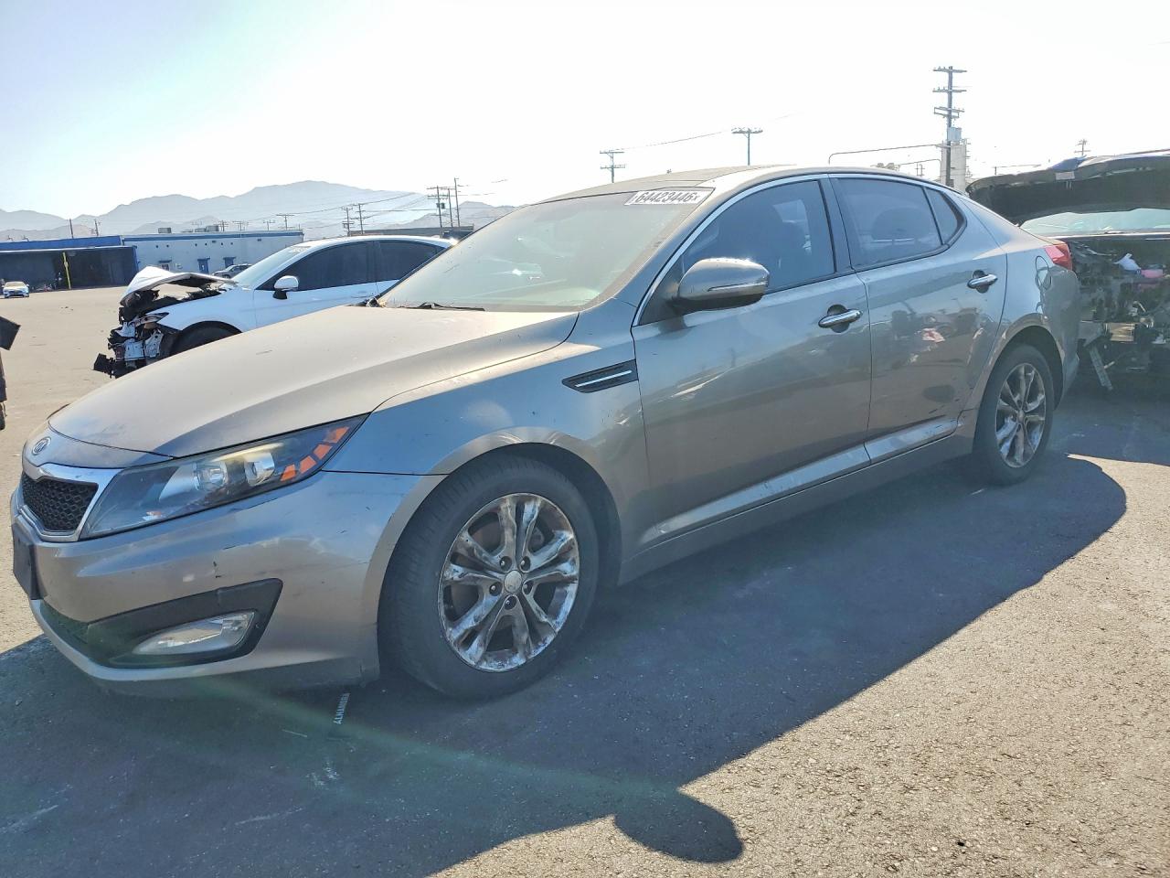 2012 Kia Optima Ex Gray vin: 5XXGN4A72CG075532