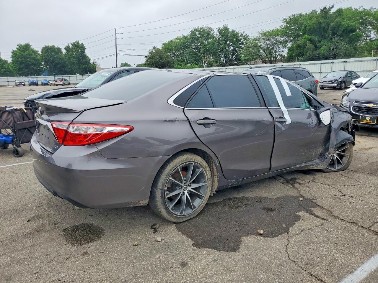 2015 Toyota Camry Xse V6 Gray vin: 4T1BK1FK8FU029289