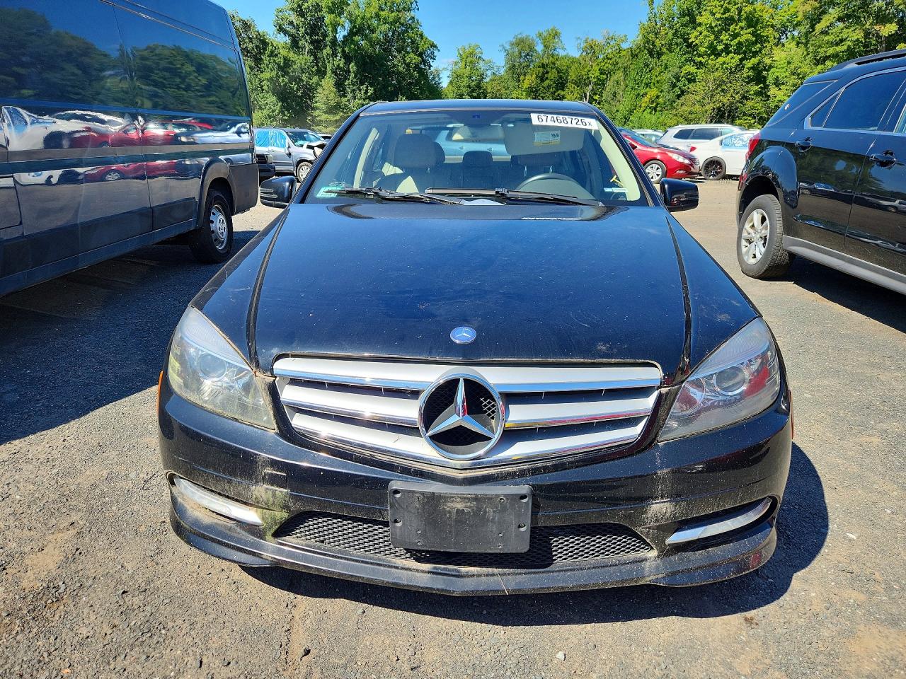 2011 Mercedes-benz C 300 4matic Black vin: WDDGF8BB9BR186734