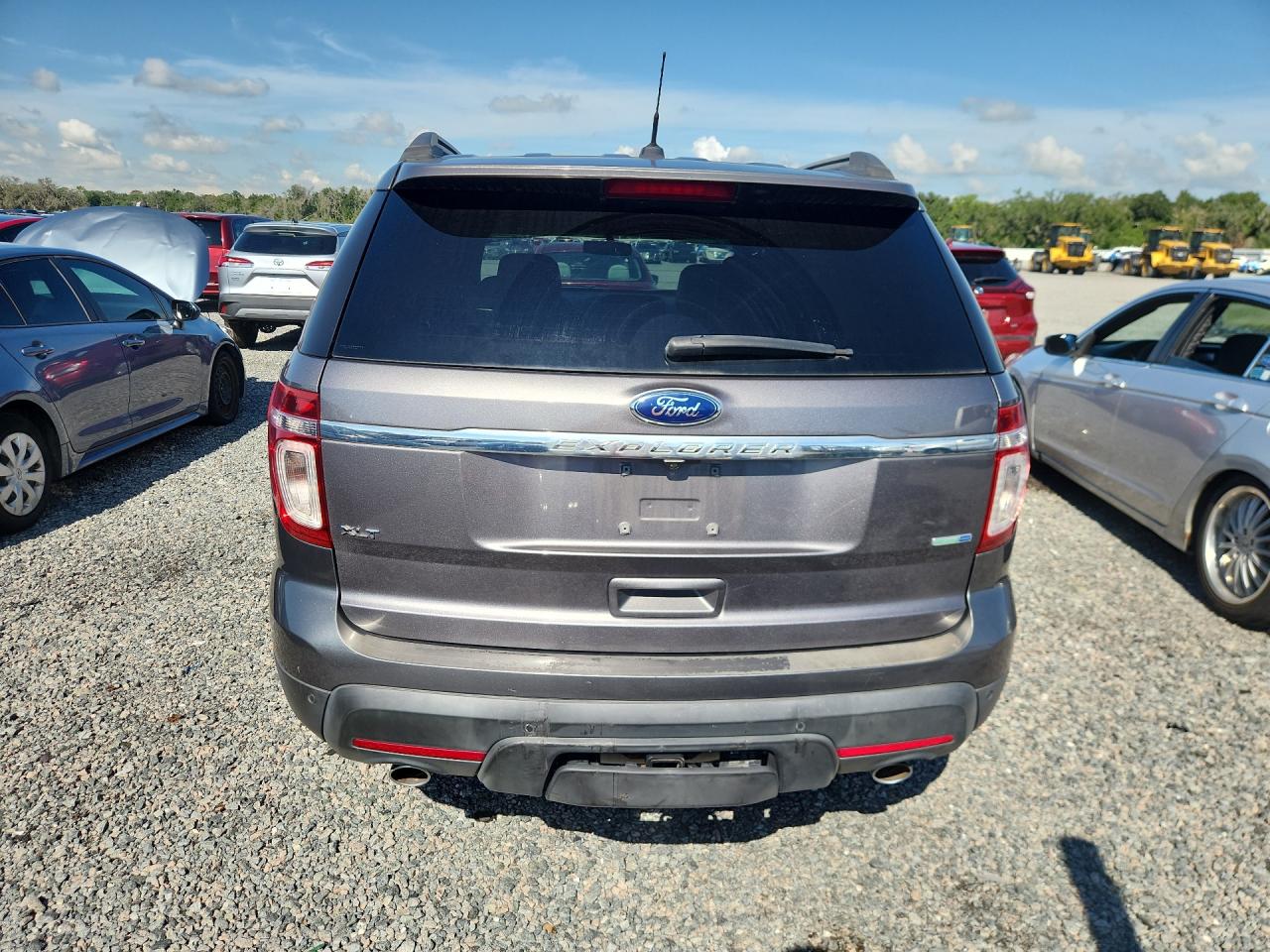 2014 Ford Explorer Xlt Серый vin: 1FM5K8D82EGB88982