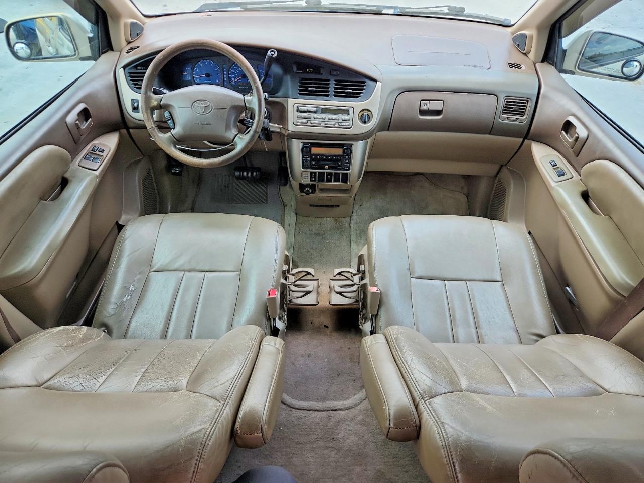 2001 Toyota Sienna Xle Gold vin: 4T3ZF13C91U370829