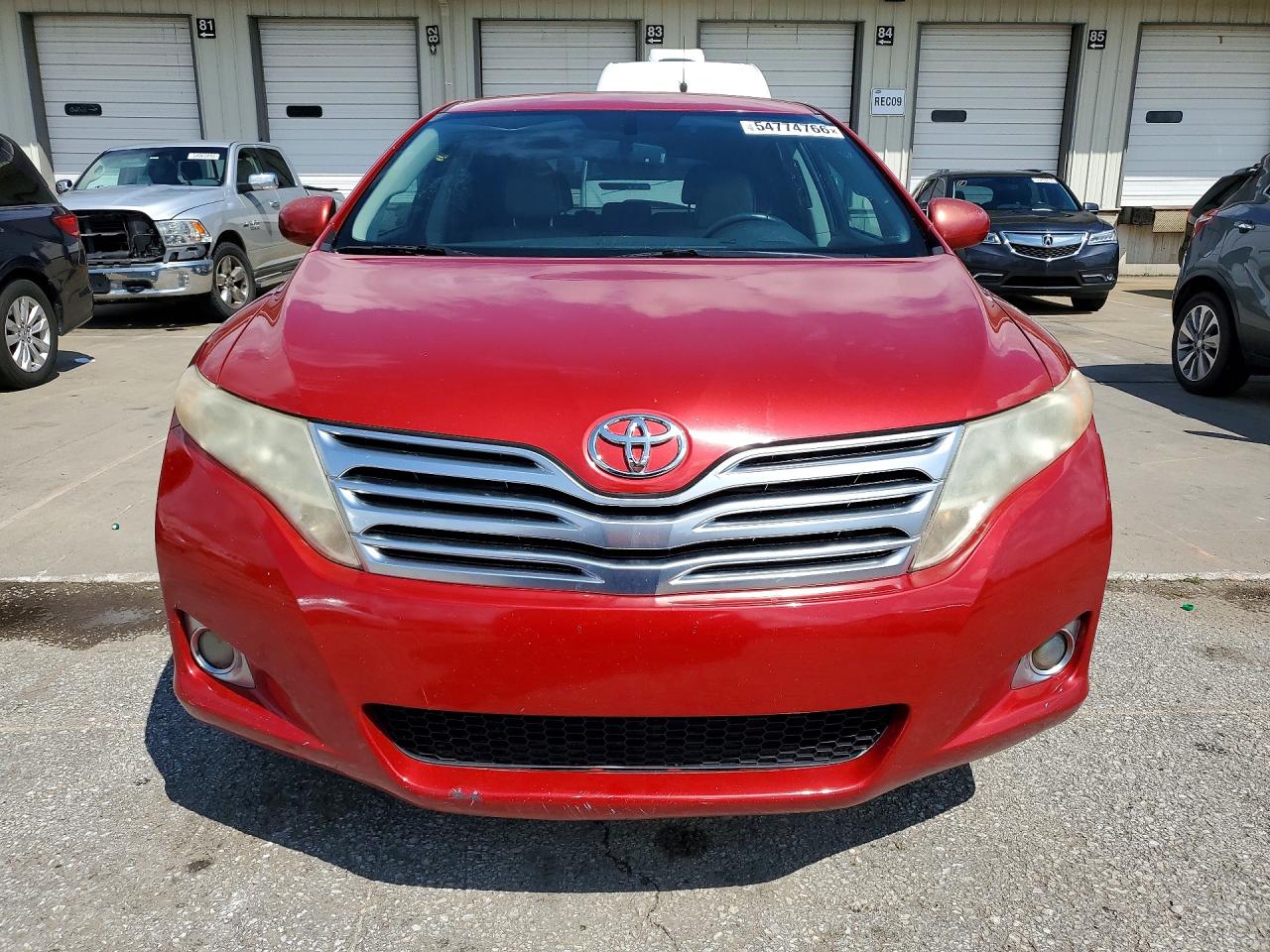 2010 Toyota Venza Fwd V6 Red vin: 4T3ZK3BB4AU024624
