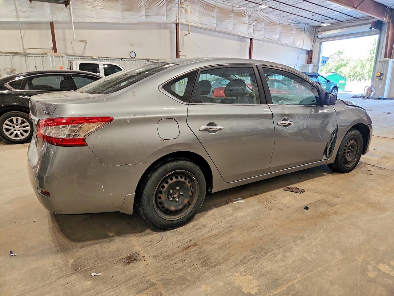2014 Nissan Sentra Sv Gray vin: 3N1AB7AP8EY265770