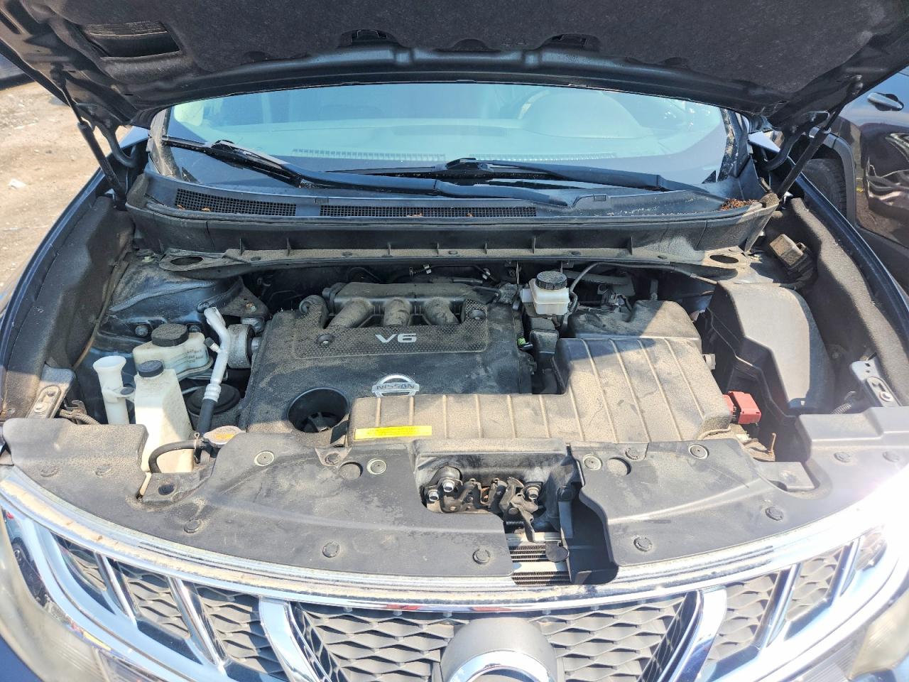 2014 Nissan Murano Sl Blue vin: JN8AZ1MWXEW508371