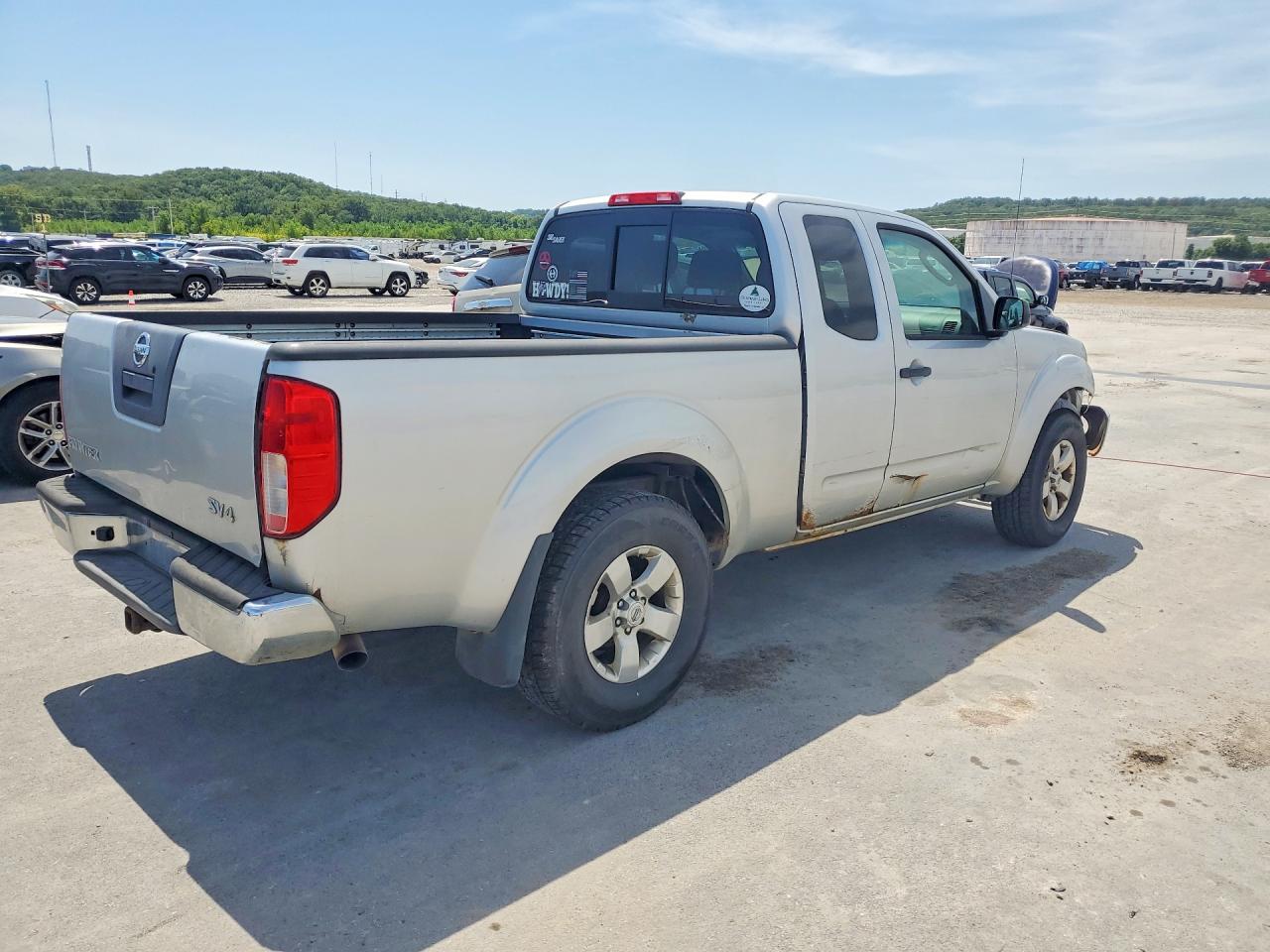 2011 Nissan Frontier Sv V6 Silver vin: 1N6AD0CW0BC408649