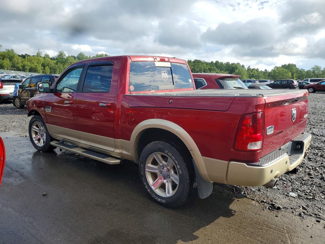2012 Dodge Ram 1500 Longhorn Red vin: 1C6RD7PT8CS174435
