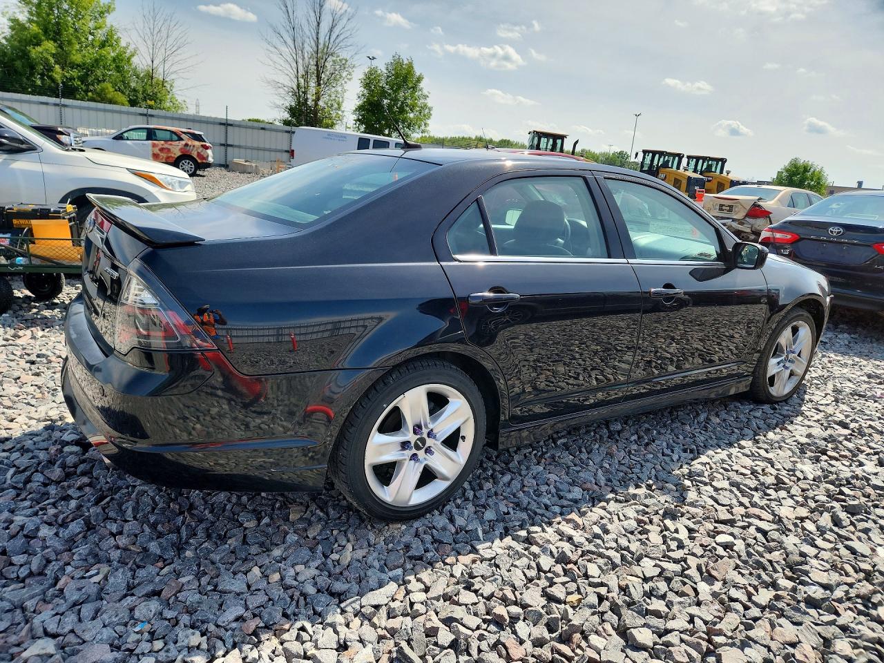 2011 Ford Fusion Sport Black vin: 3FAHP0KCXBR104980