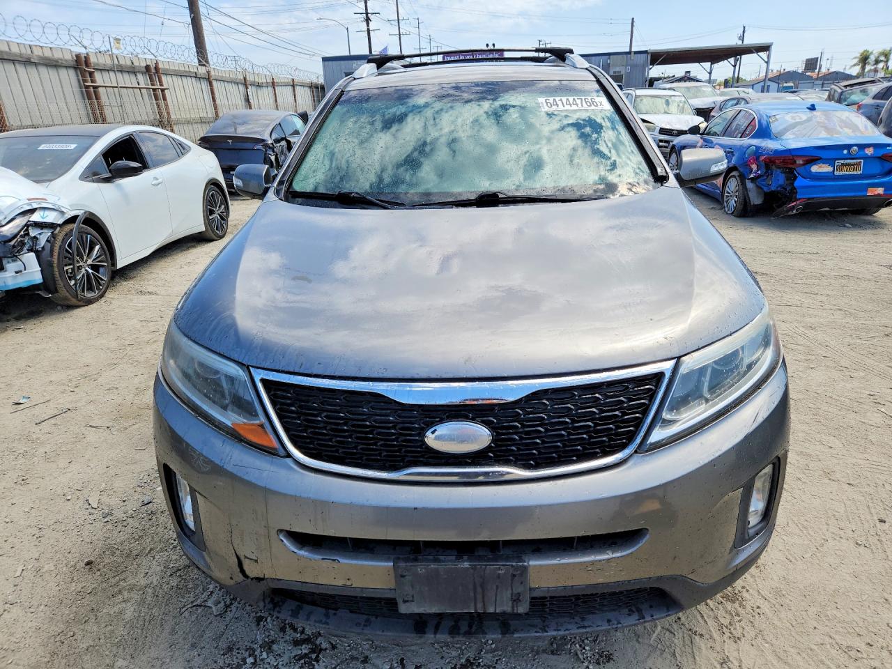 2015 Kia Sorento Lx Gray vin: 5XYKT4A68FG557154