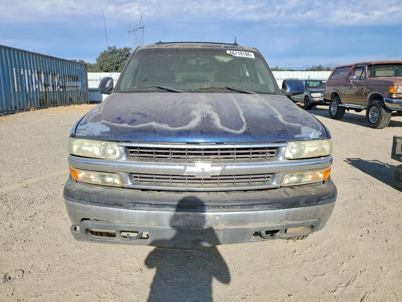 2003 Chevrolet Tahoe K1500 Blue vin: 1GNEK13ZX3R222830