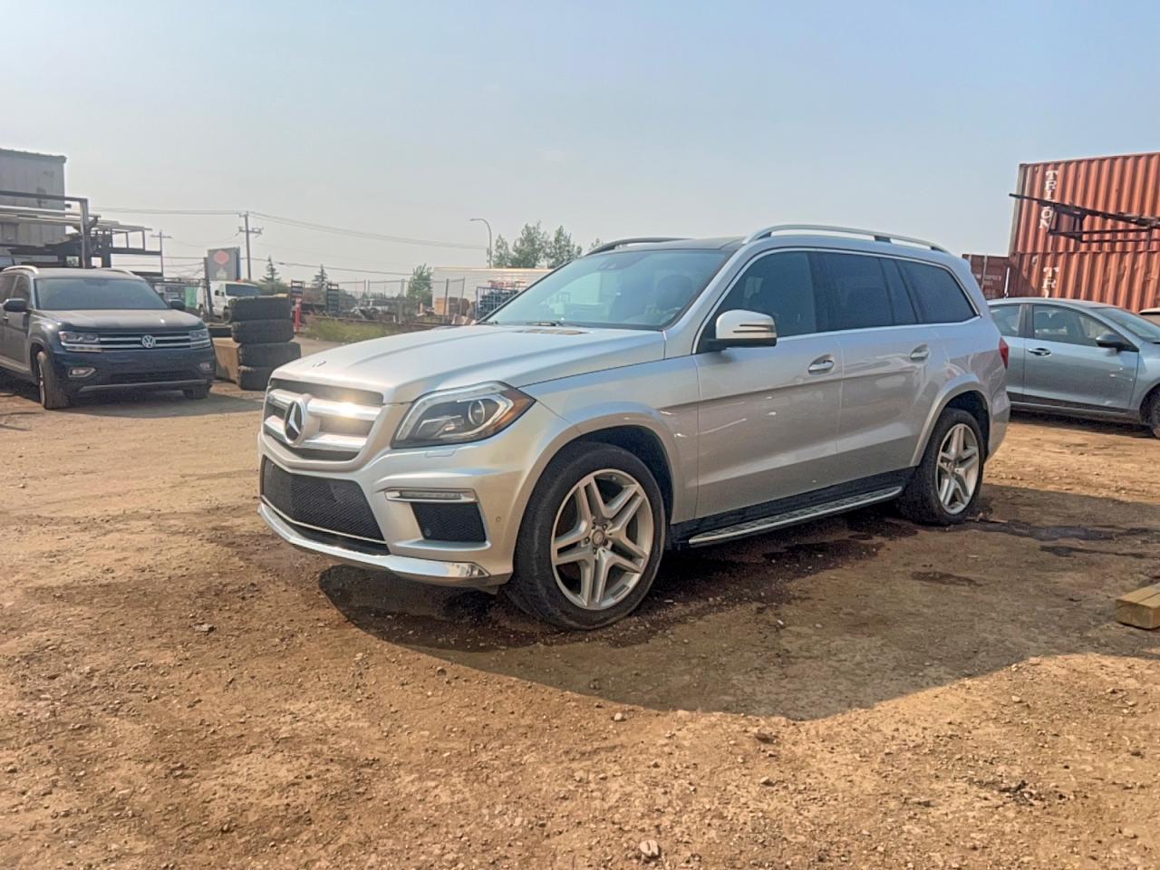 2013 Mercedes-benz Gl 550 4matic Silver vin: 4JGDF7DE8DA124091