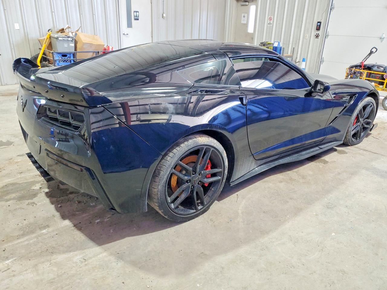 2014 Chevrolet Corvette Stingray Z51 1lt Черный vin: 1G1YG2D70E5125536