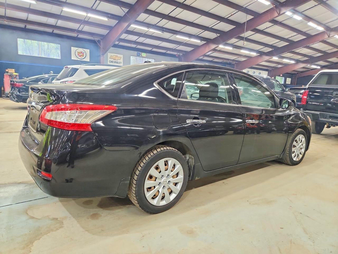 2015 Nissan Sentra Sv Черный vin: 3N1AB7AP2FL683076