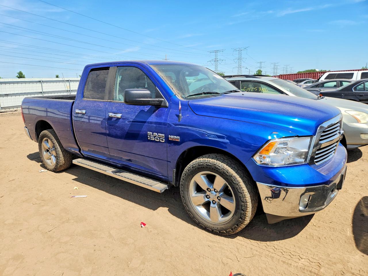 2014 Ram 1500 Slt Blue vin: 1C6RR7GT1ES378286