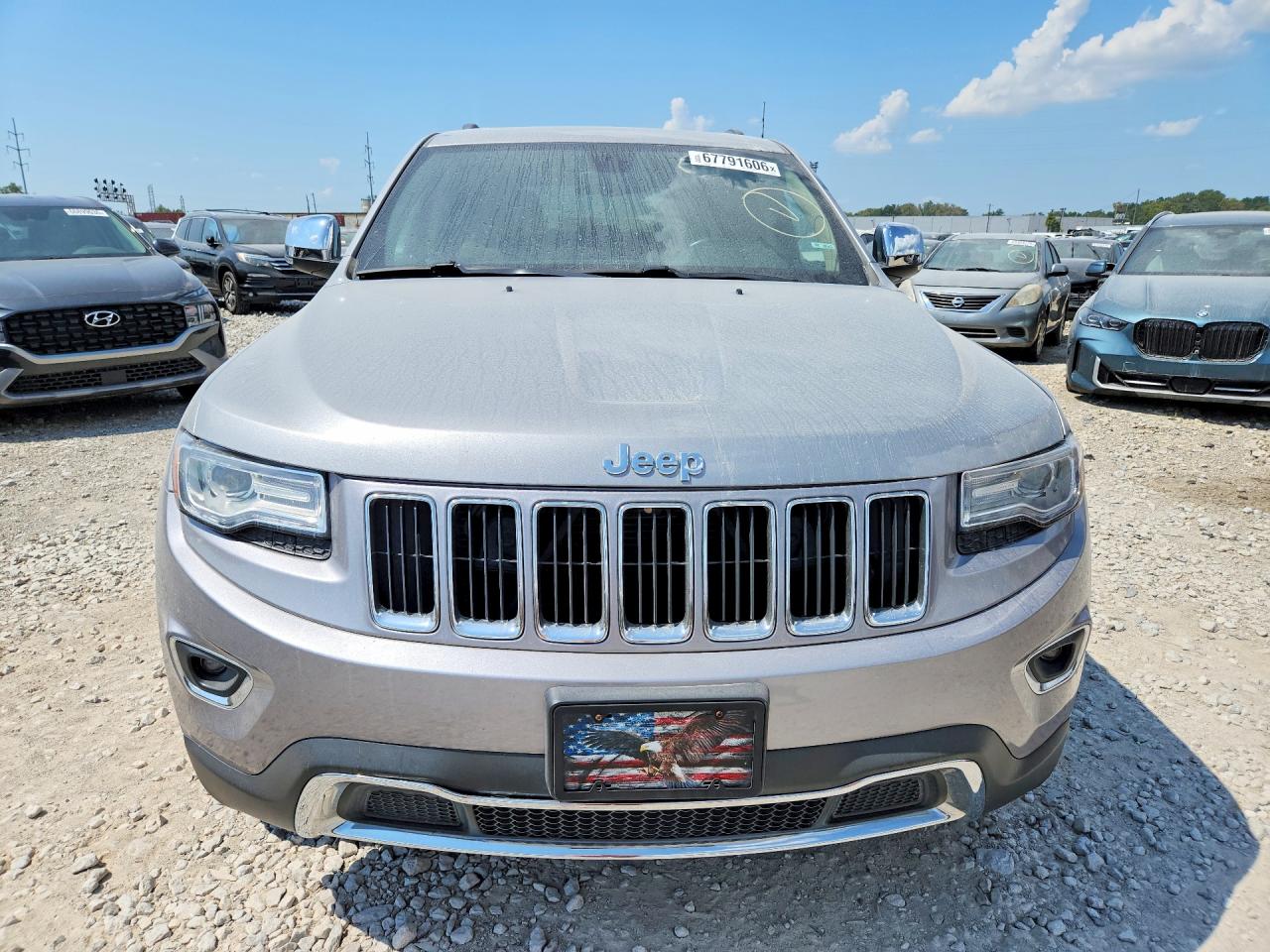 2015 Jeep Grand Cherokee Limited Silver vin: 1C4RJFBG3FC604635