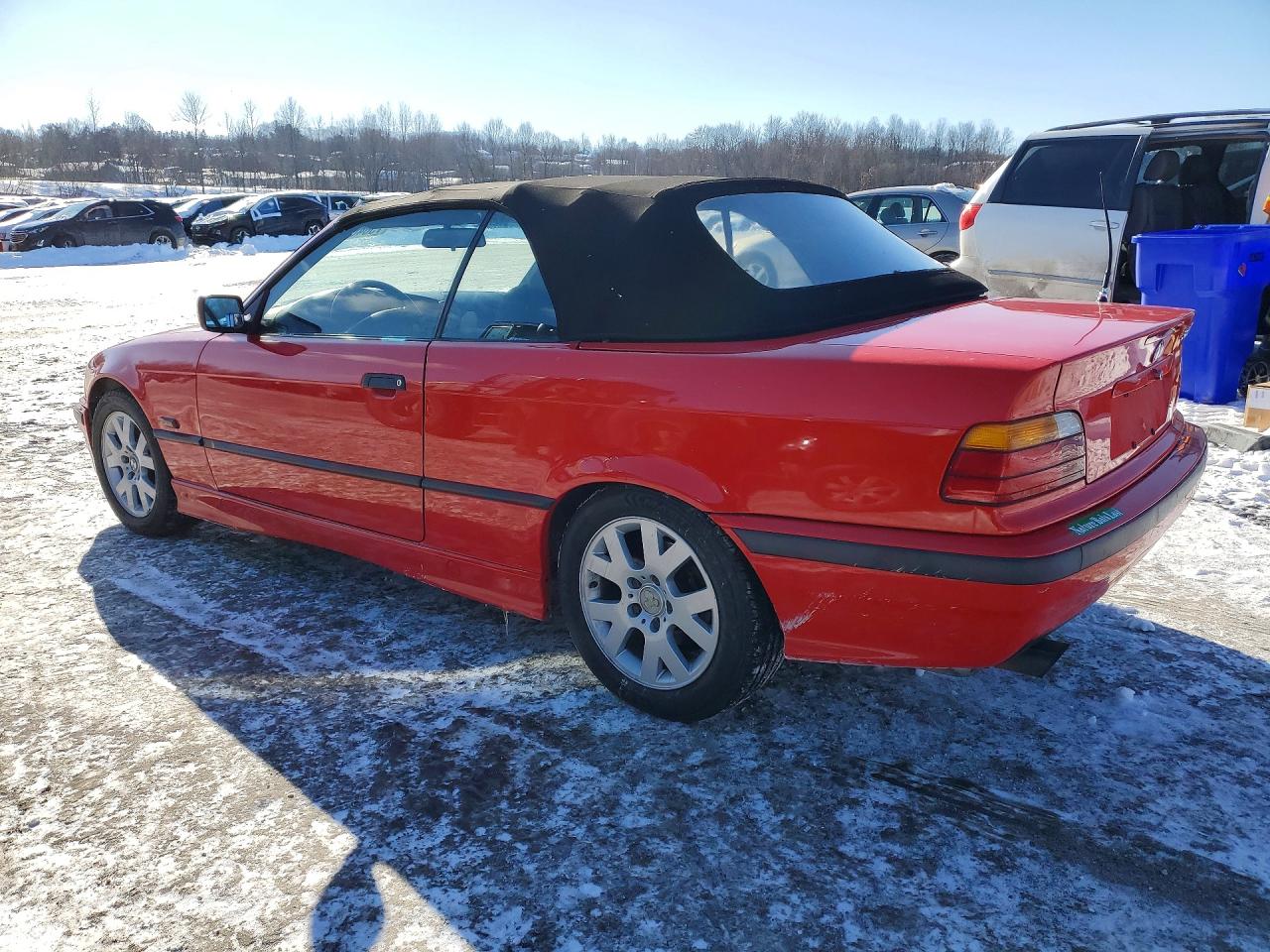 1996 Bmw 328 Ic Red vin: WBABK7320TET61953
