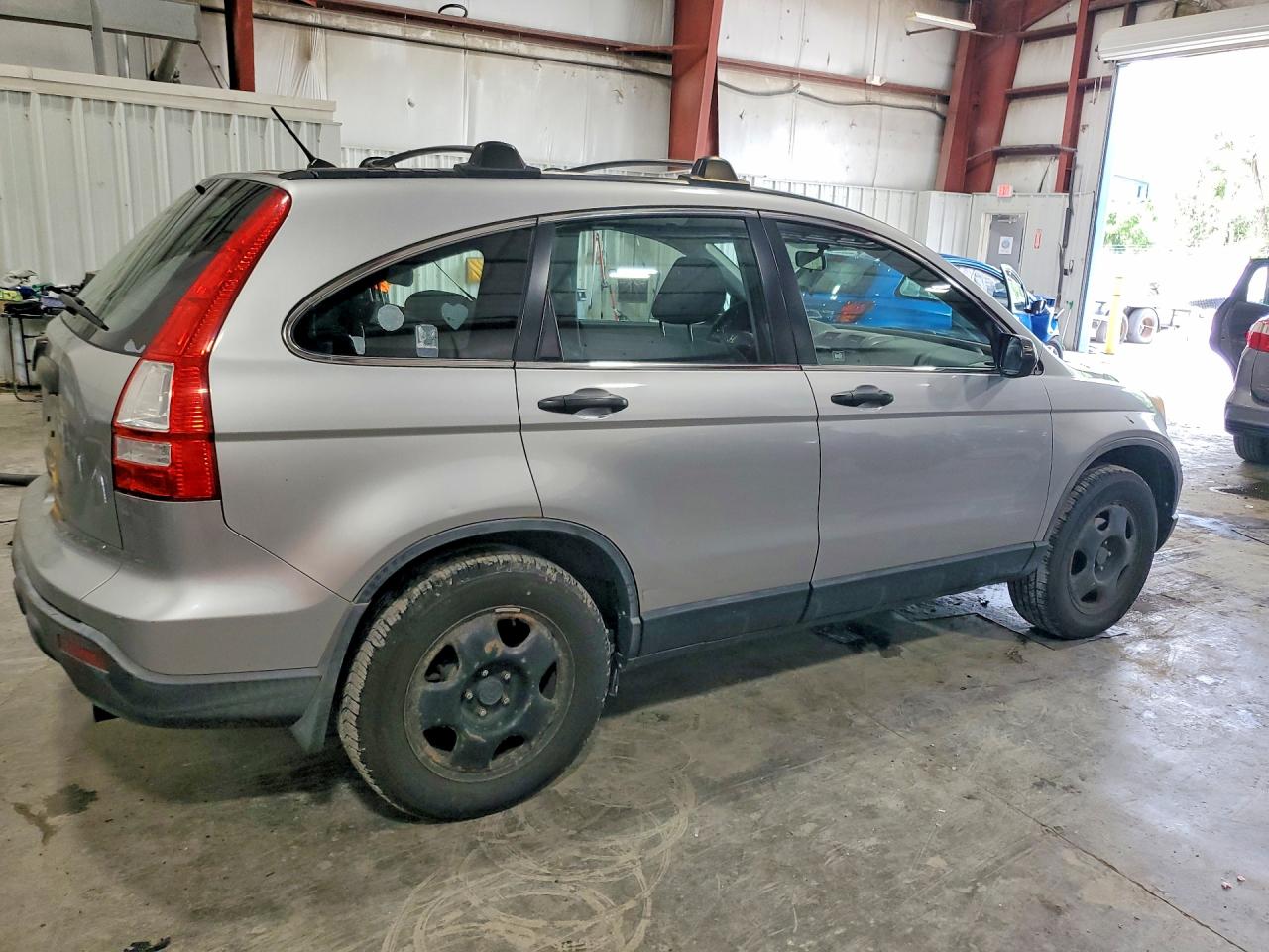 2008 Honda Cr-v Lx Silver vin: JHLRE38318C031277
