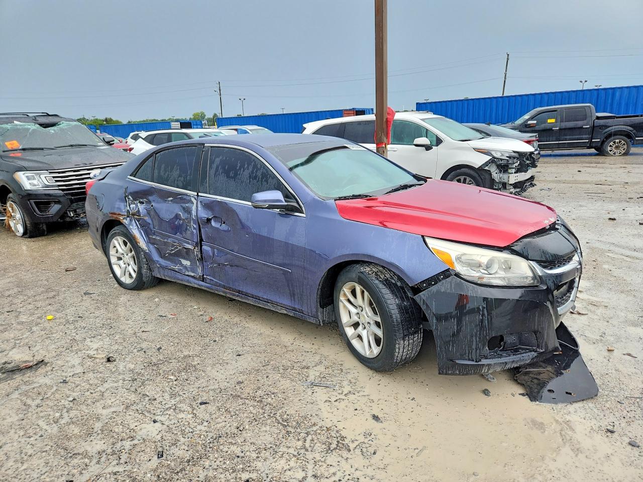 2015 Chevrolet Malibu 1lt Blue vin: 1G11C5SL2FF292412