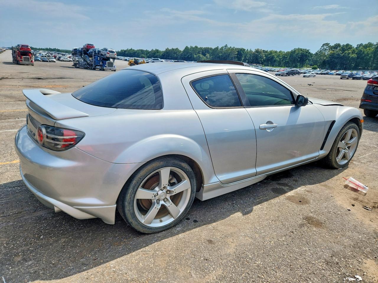 2004 Mazda Rx8 Silver vin: JM1FE17N440118058