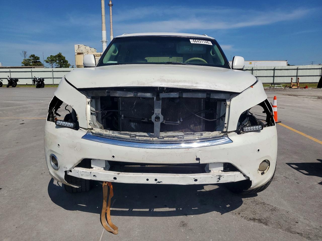 2011 Infiniti Qx56 Base White vin: JN8AZ2NE1B9006161