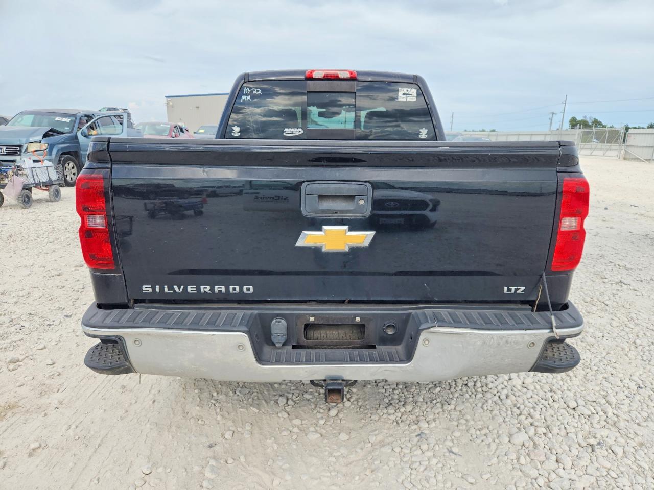 2014 Chevrolet Silverado K1500 Ltz Black vin: 3GCUKSEC2EG392279