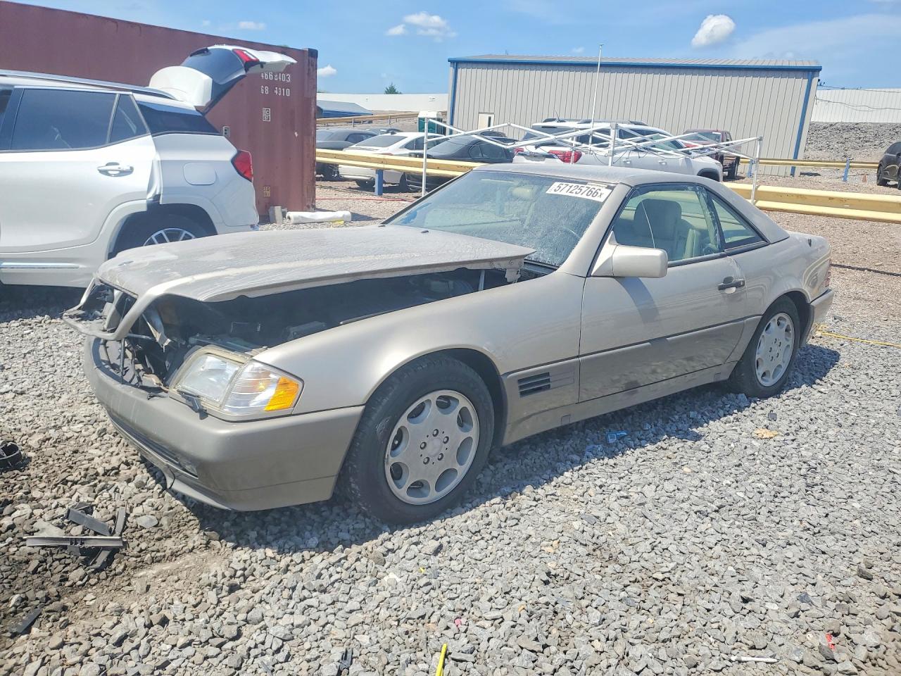 1995 Mercedes-benz Sl 320 Gold vin: WDBFA63E3SF124909
