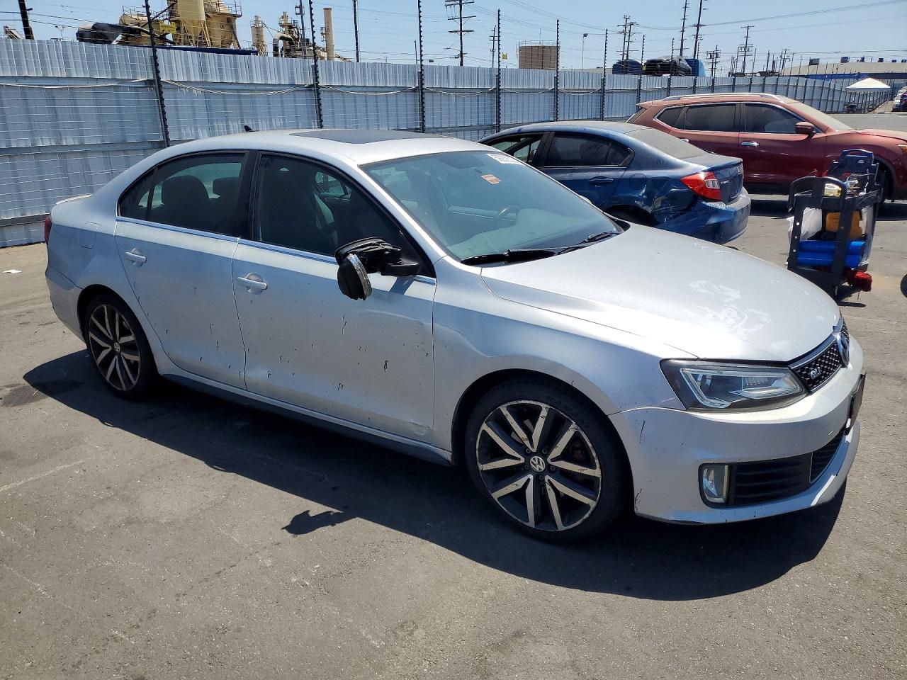2013 Volkswagen Jetta Gli Silver vin: 3VW4A7AJ0DM210239