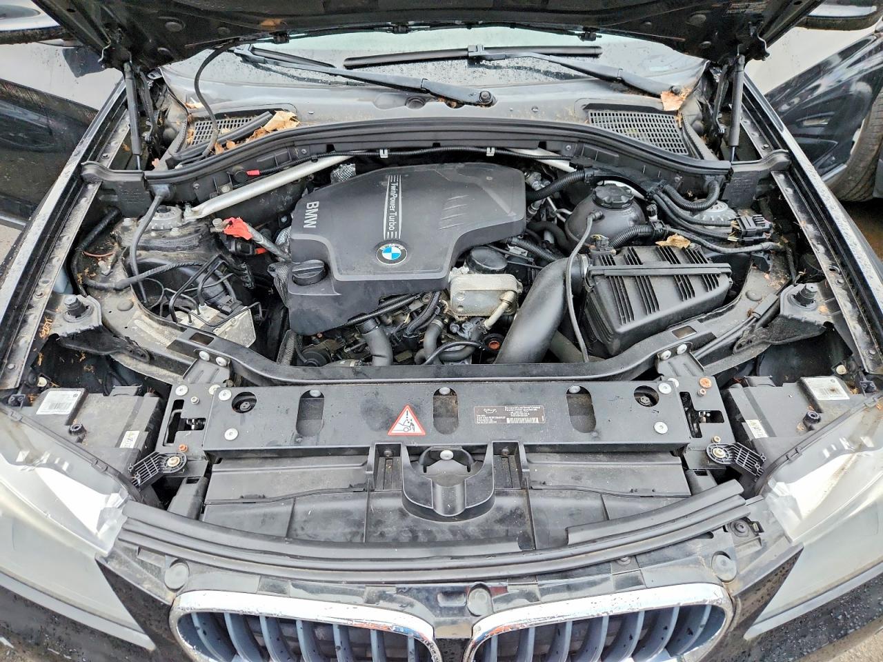 2013 Bmw X3 Xdrive28i Black vin: 5UXWX9C53D0A11177