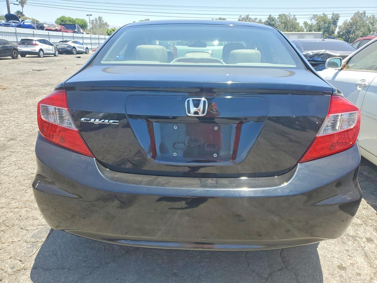 2012 Honda Civic Lx Black vin: 19XFB2F59CE378915