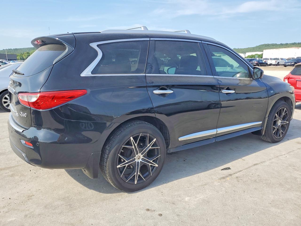 2015 Infiniti Qx60 Base Black vin: 5N1AL0MMXFC535557