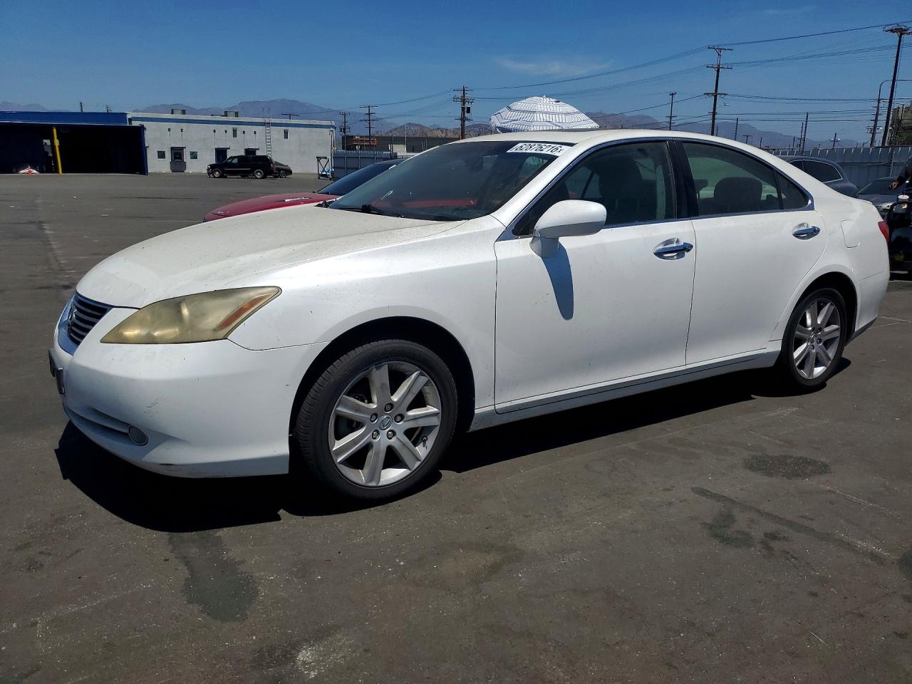 2009 Lexus Es 350 White vin: JTHBJ46G992339003
