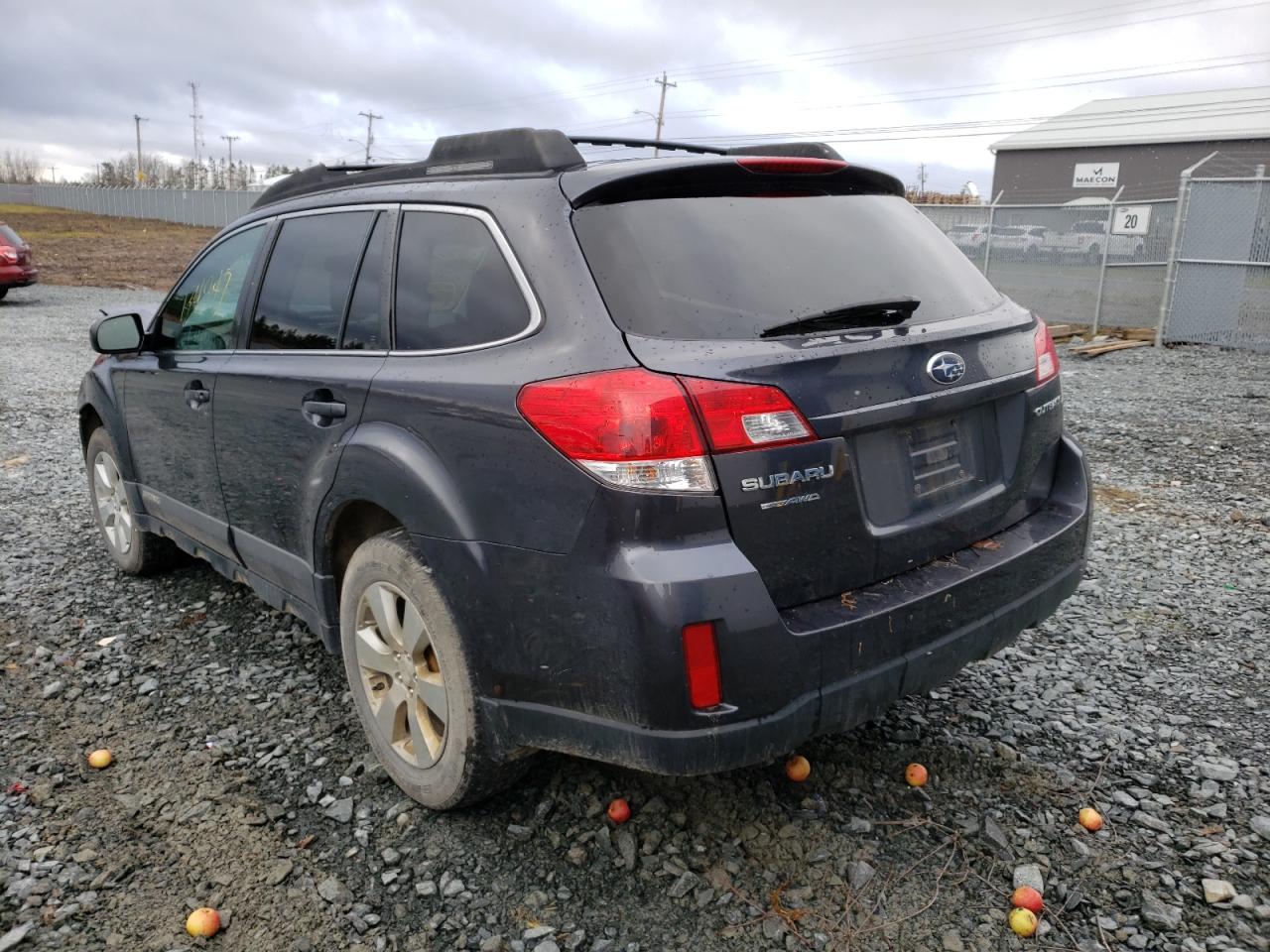 2011 Subaru Outback 2.5i Premium Gray vin: 4S4BRGGC1B3376646