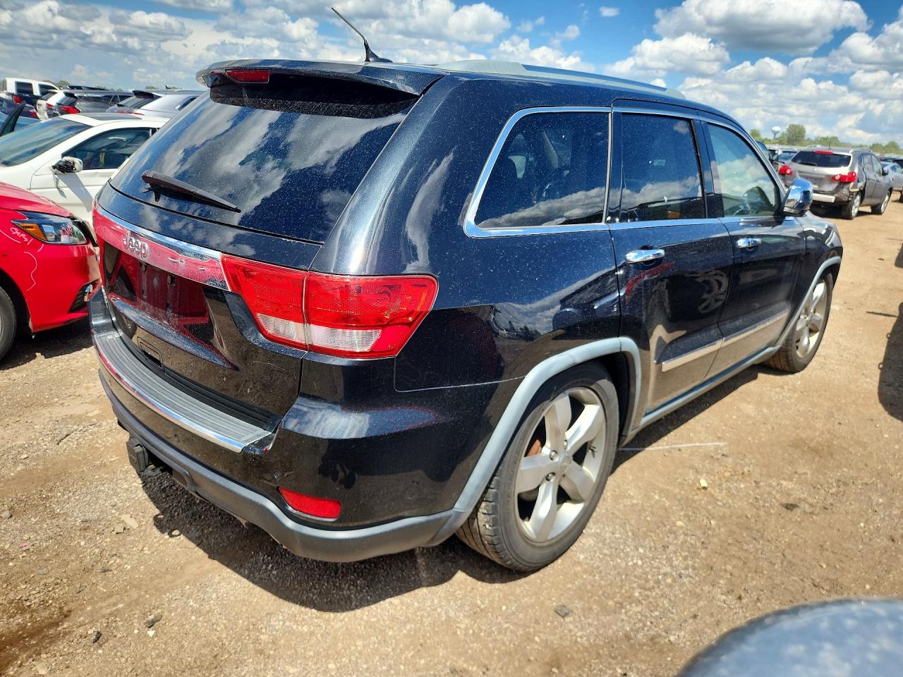 2012 Jeep Grand Cherokee Overland Black vin: 1C4RJFCT6CC141610