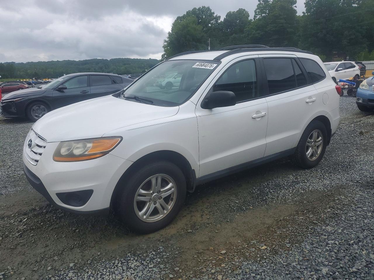 2011 Hyundai Santa Fe Gls White vin: 5XYZG3AB5BG036705