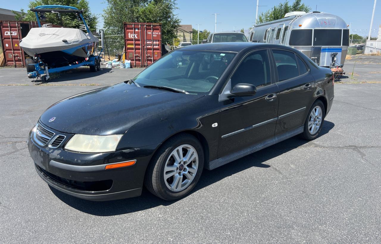 2005 Saab 9-3 Linear Black vin: YS3FB49S551039483