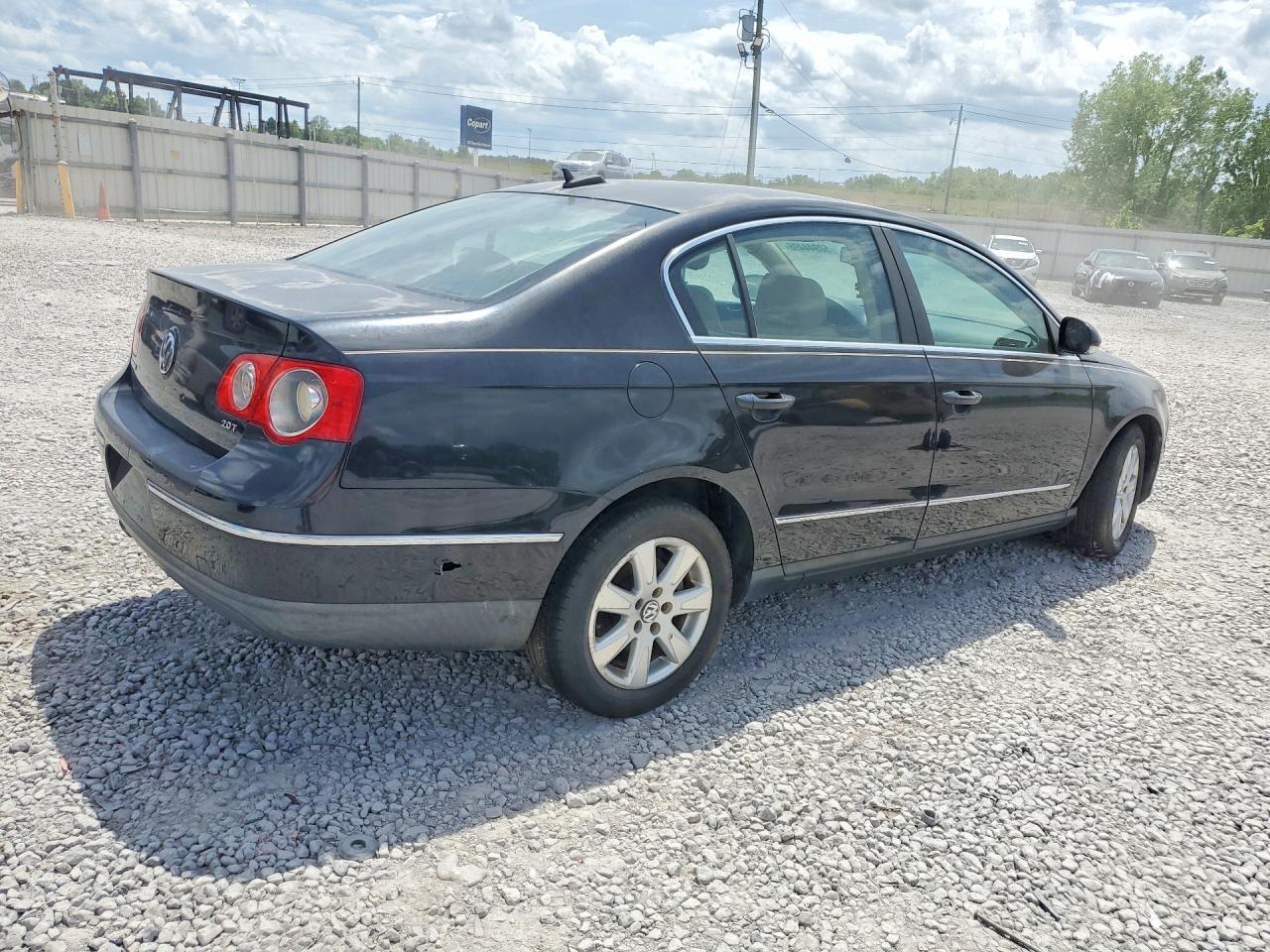 2006 Volkswagen Passat 2.0t Black vin: WVWAK73C46P155423