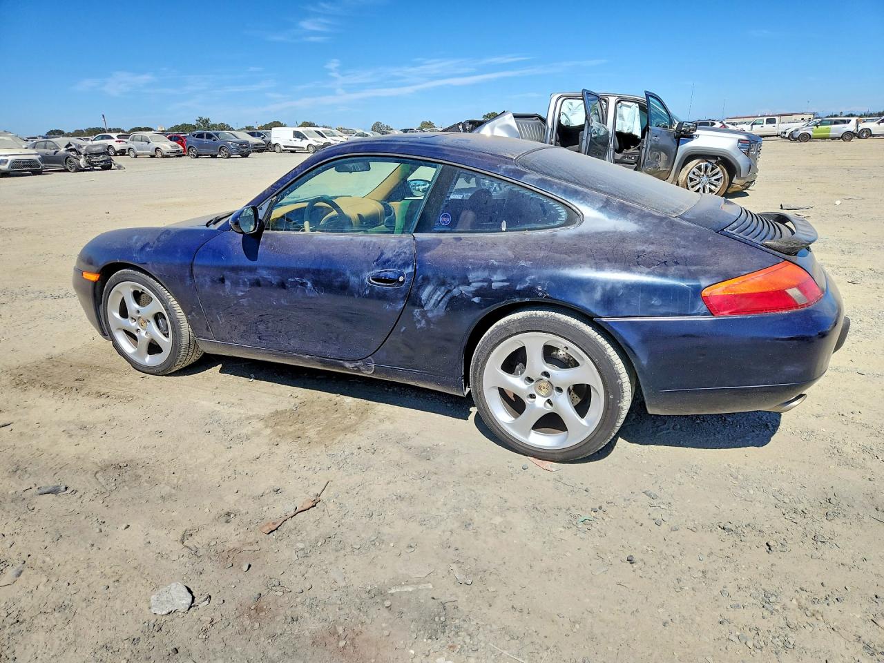 1999 Porsche 911 Carrera Blue vin: WP0AA2990XS621221