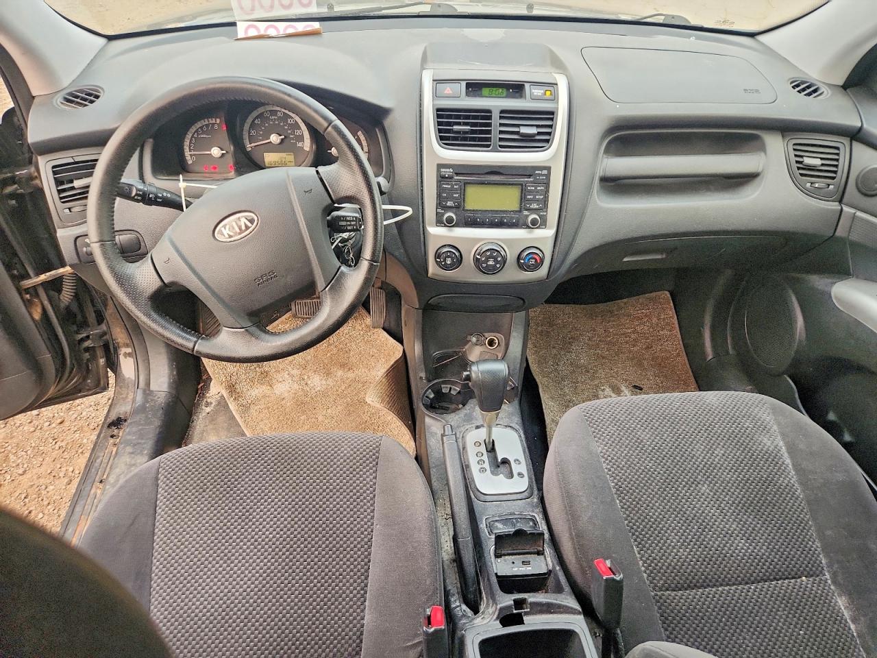 2009 Kia Sportage Lx Black vin: KNDJF723897554359