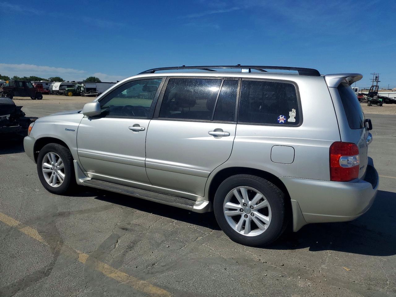 2006 Toyota Highlander Hybrid Серебряный vin: JTEEW21A760009340
