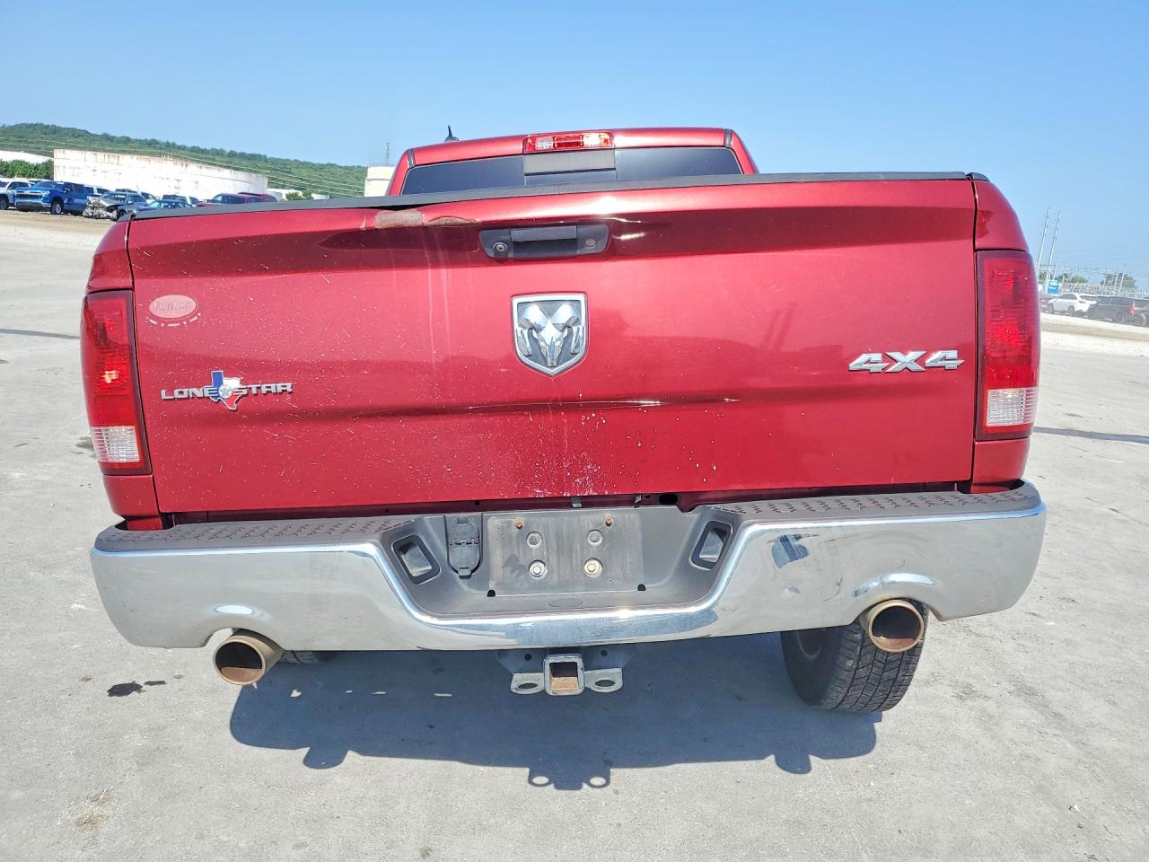 2013 Ram 1500 Slt Maroon vin: 1C6RR7GTXDS508581
