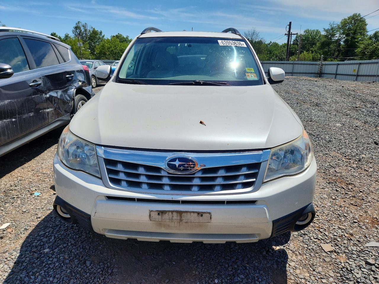 2013 Subaru Forester Limited White vin: JF2SHAEC2DH439350