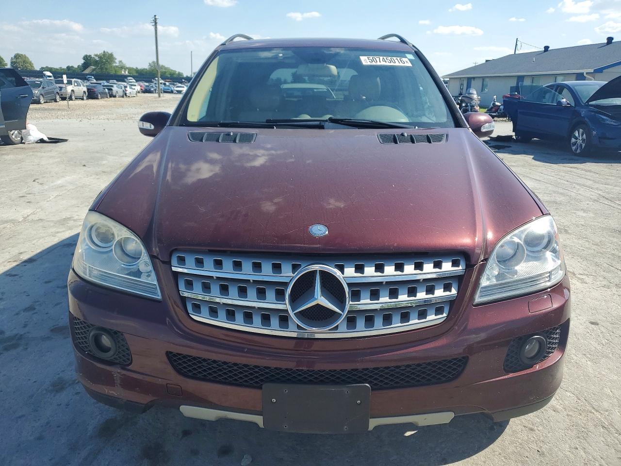 2008 Mercedes-benz Ml 350 Maroon vin: 4JGBB86E78A376314