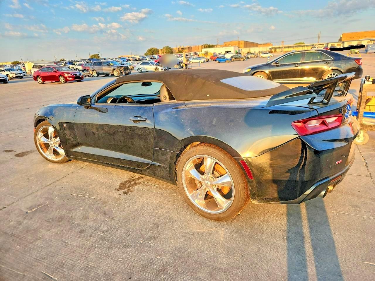 2017 Chevrolet Camaro Ss Black vin: 1G1FH3D73H0103509