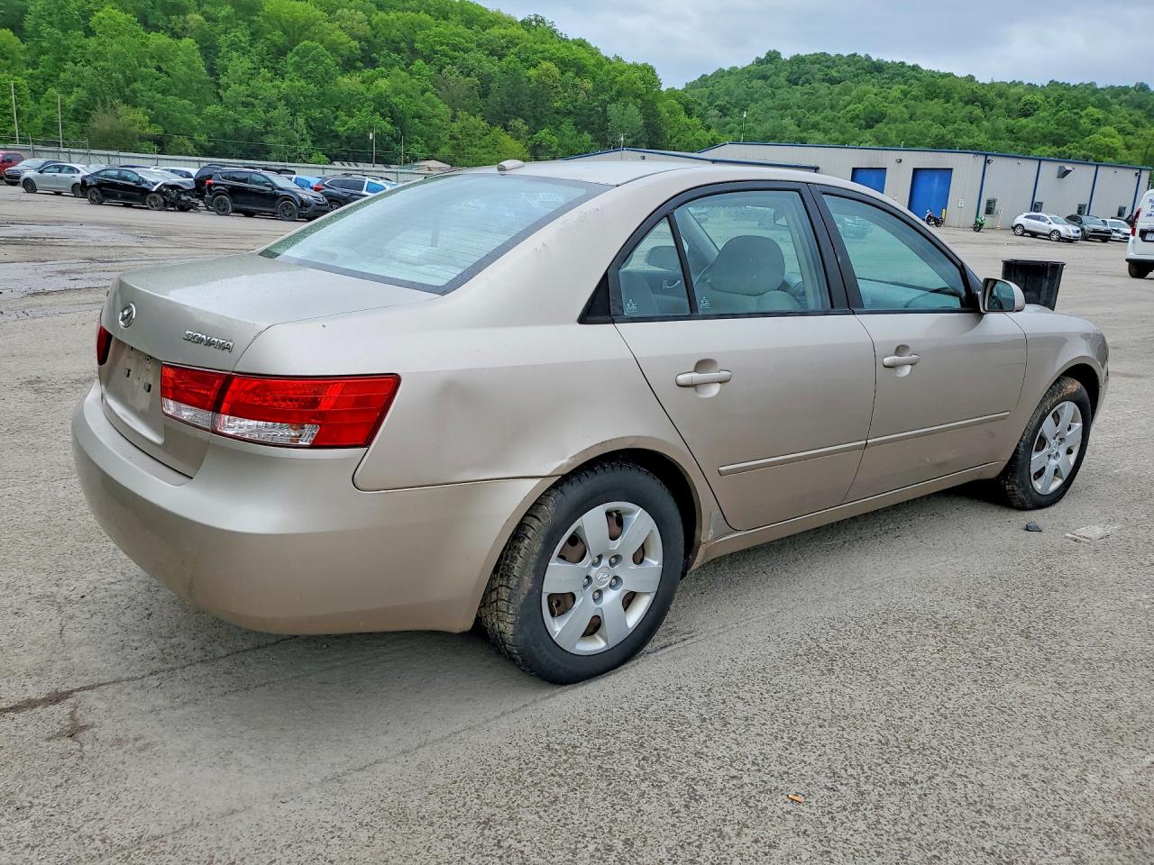 2007 Hyundai Sonata Gls Gold vin: 5NPET46CX7H290184