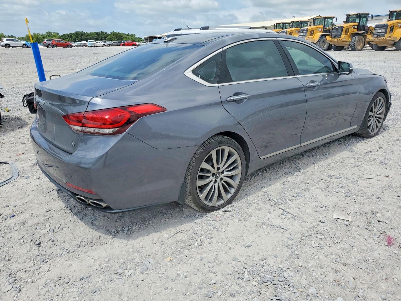 2015 Hyundai Genesis 5.0l Gray vin: KMHGN4JF5FU074554
