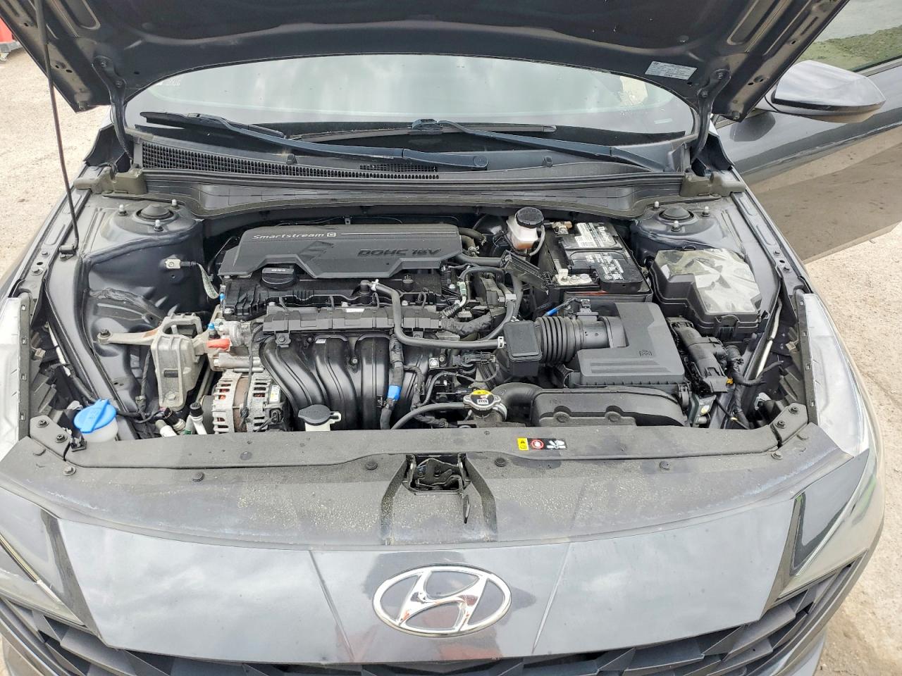 2021 Hyundai Elantra Se Gray vin: 5NPLL4AG3MH017908