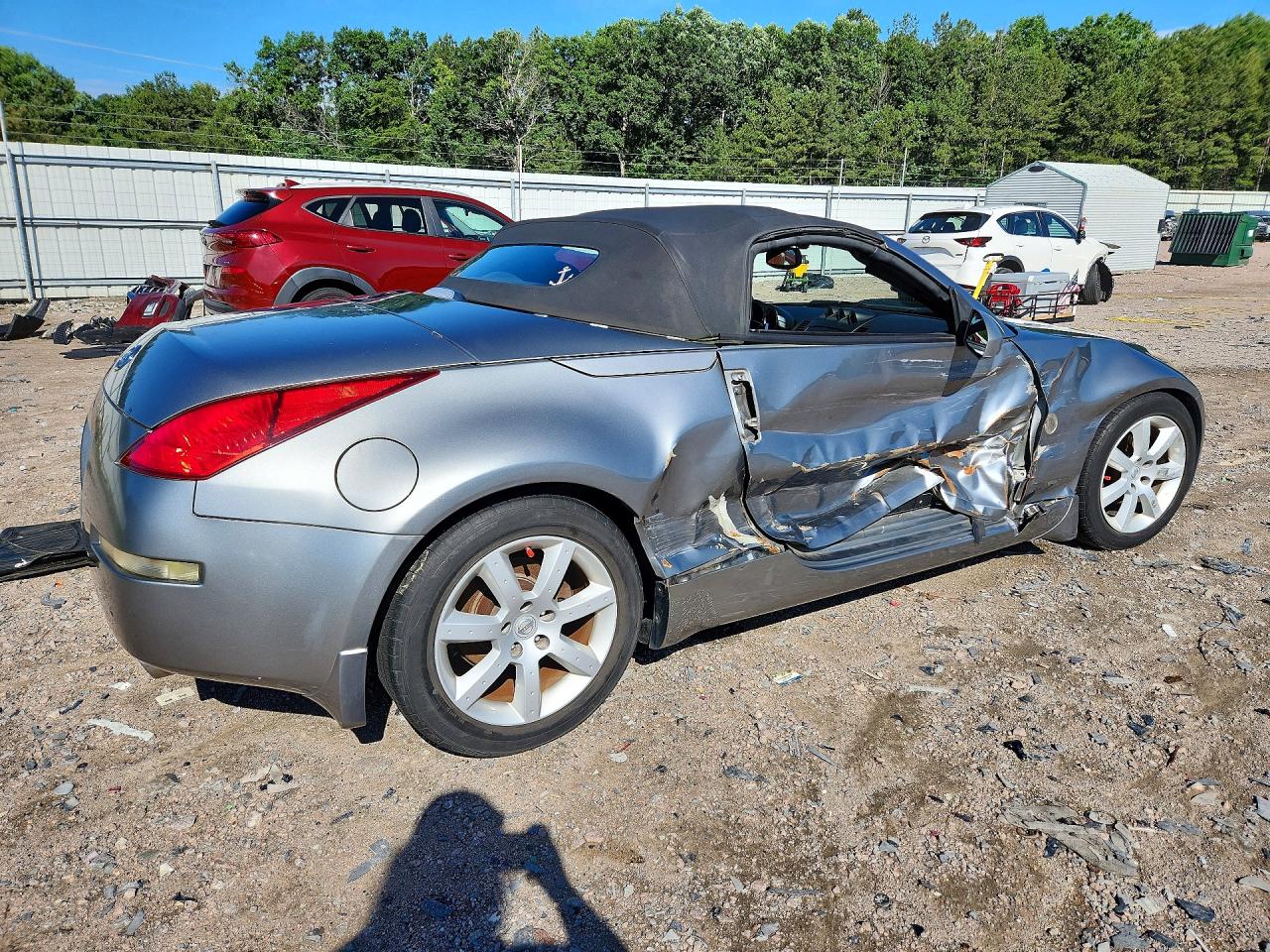 2004 Nissan 350z Roadster Серебряный vin: JN1AZ36A94T010609