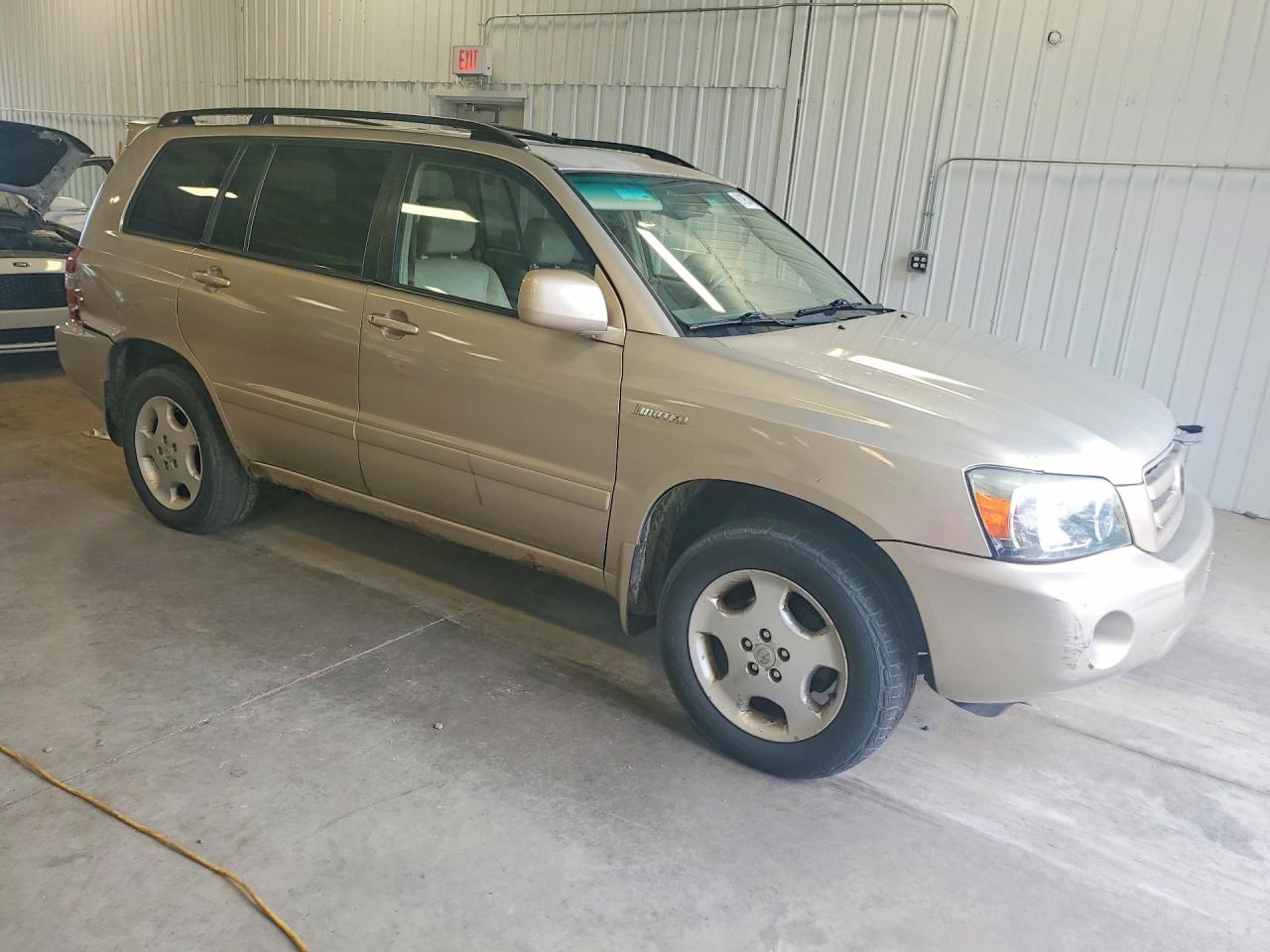2006 Toyota Highlander Limited Tan vin: JTEEP21AX60147919