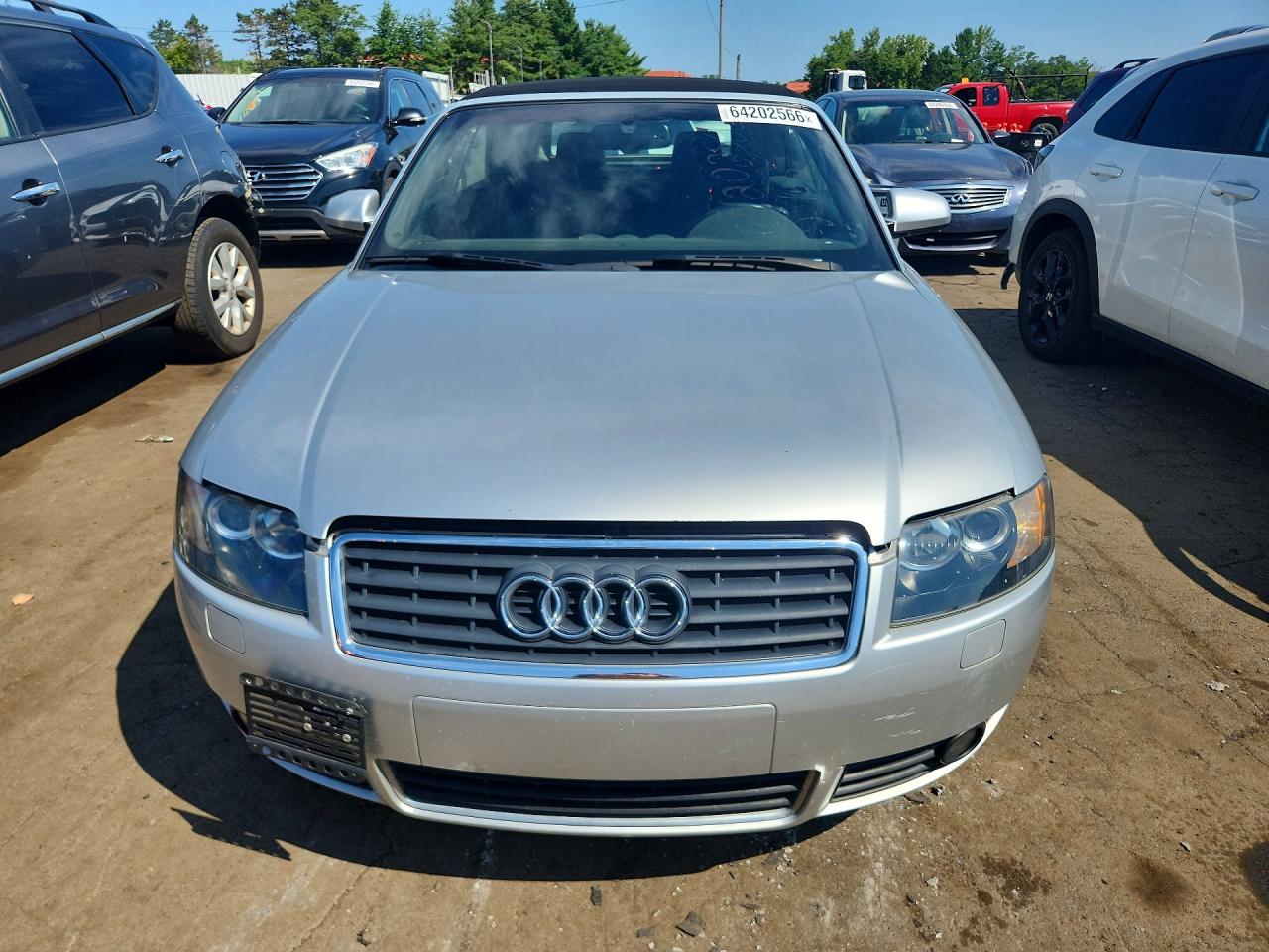 2006 Audi A4 1.8 Cabriolet Silver vin: WAUAC48H16K010723
