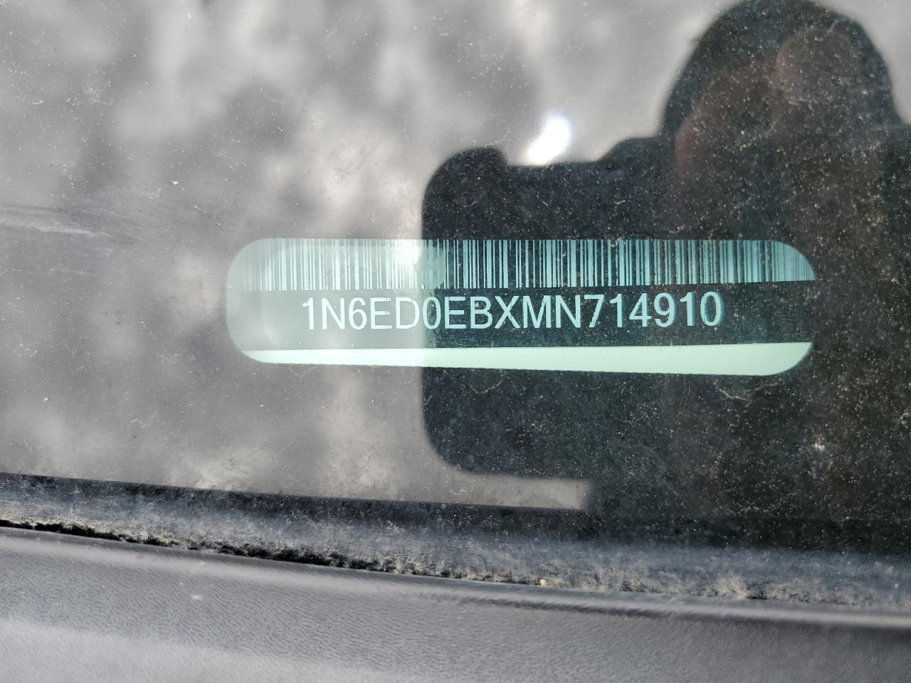 2021 Nissan Frontier S Белый vin: 1N6ED0EBXMN714910